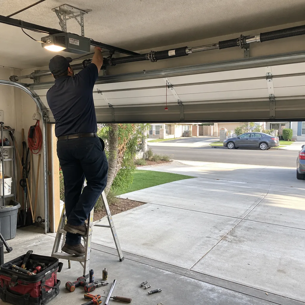 Garage Door Opener in Orange